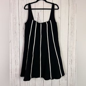Anthropologie | Maeve | black skater dress